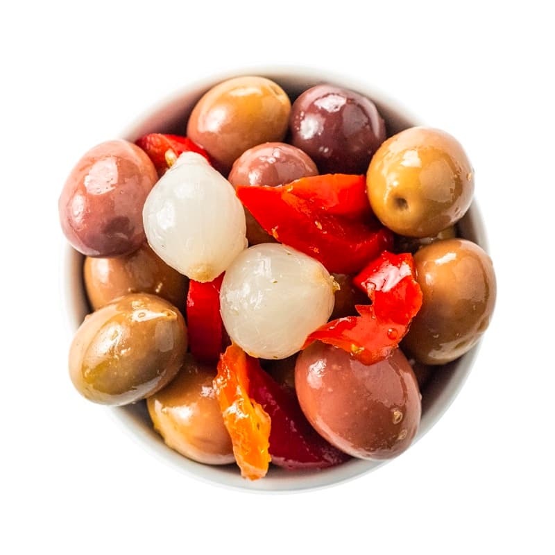 Olive Rosate alla Calabrese marinate - Le Nostrane